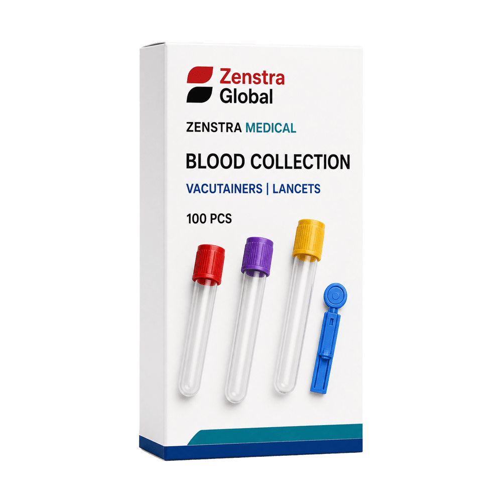 Zenstra Medical Blood Collection packaging