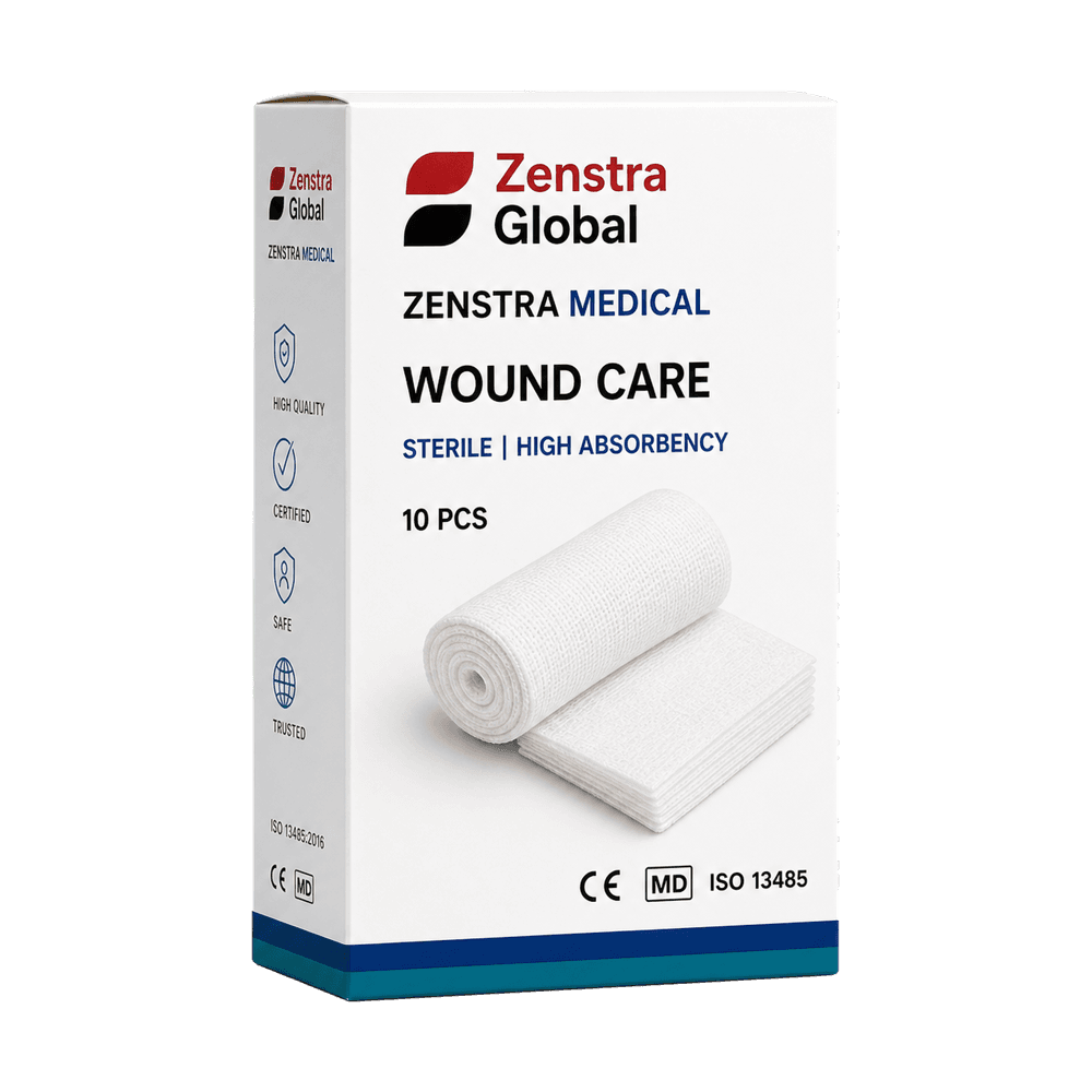 Zenstra Medical Wound Care packaging